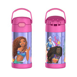 *NEW* Thermos FUNtainer Stainless Steel 12oz/355mL Straw Bottle - Little Mermaid