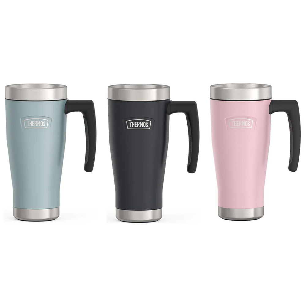 Thermos ICON Series Stainless Steel Mug 360˚ Lid with Handle, 16oz