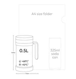 Thermos 500ml Mug with Handle and Stainless Steel Strainer (TCMF-501)