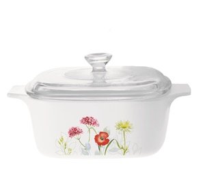 Corningware Covered Casserole (with Lid) (Daisy Fields Patterns)