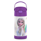 Thermos FUNtainer Stainless Steel 12oz/355mL Straw Bottle - Disney Frozen