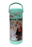 Thermos FUNtainer Stainless Steel 12oz/355mL Straw Bottle - Disney Frozen