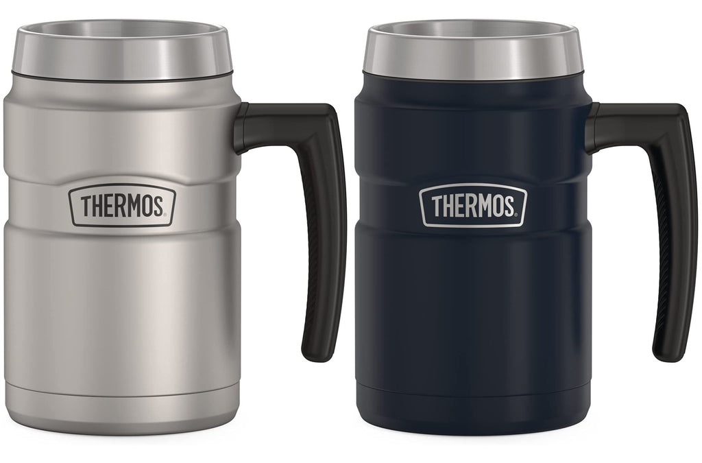 Thermos Sk1600mdb4 Stainless King 16 oz Coffee Mug Blue