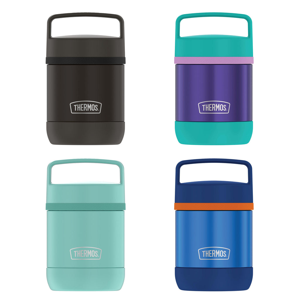 THERMOS Stainless Steel Vacuum Insulated Food Jar with Handle, 10oz/29