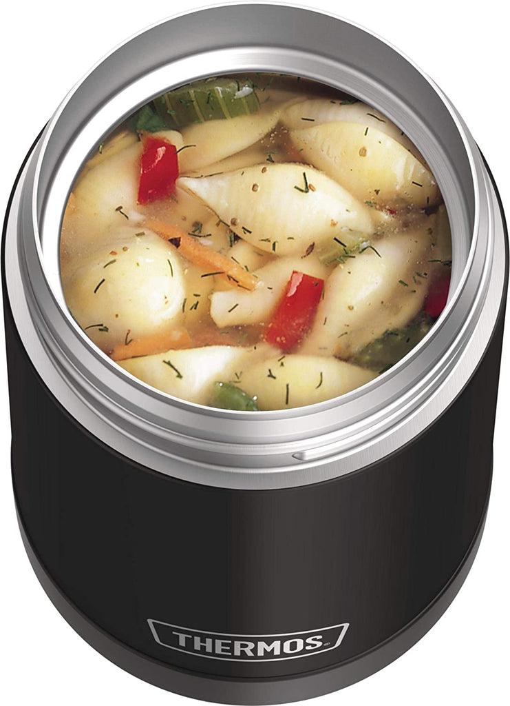 THERMOS Stainless Steel Vacuum Insulated Food Jar with Handle, 10oz/29