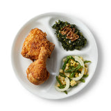 Corelle® Winter Frost White 10.25" Divided Dinner Plate