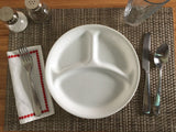 Corelle® Winter Frost White 8.5" Divided Salad Plate