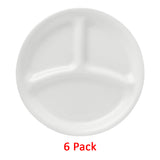Corelle® Winter Frost White 10.25" Divided Dinner Plate