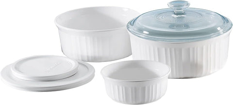 CorningWare® French White® 6-piece Bakeware Set