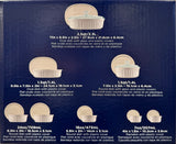 CorningWare® French White® 18-piece Round & Oval Set