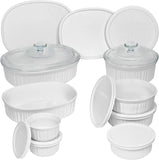 CorningWare® French White® 18-piece Round & Oval Set
