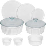 CorningWare® French White® 10-piece Round Bakeware Set (1117223)