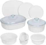 CorningWare® French White® 12-piece Round & Oval Bakeware Set