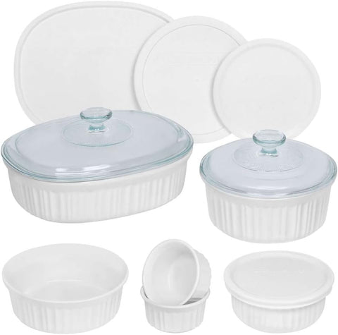 CorningWare® French White® 12-piece Round & Oval Bakeware Set