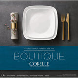 Corelle® Boutique Vivid White 8-piece Dinnerware Set, Service for 4
