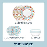 Corelle® Global Collection Terracotta Dreams 18-piece Dinnerware Set, Service for 6 (1144867)