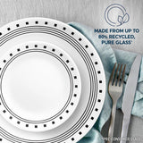 Corelle® City Block 12-piece Dinnerware Set, Service for 4