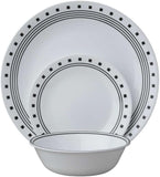Corelle® City Block 12-piece Dinnerware Set, Service for 4