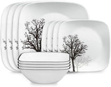 Corelle® Timber Shadows 12-piece Dinnerware Set, Service for 4