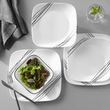 Corelle® Square Simple Sketch 12-piece Dinnerware Set, Service for 4