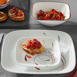 Corelle® Square Splendor 12-piece Dinnerware Set, Service for 4