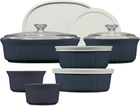 CorningWare® French Colors 12-piece Oval Bakeware Set (2 Colour Options)