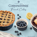 CorningWare® French Colors 1.5-quart Round Baking Dish (2 Colours)