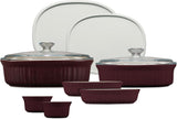 CorningWare® French Colors 10-piece Oval Bakeware Set (2 Colour Options)