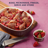 CorningWare® French Colors 12-piece Oval Bakeware Set (2 Colour Options)