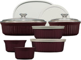CorningWare® French Colors 12-piece Oval Bakeware Set (2 Colour Options)