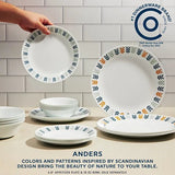 Corelle® Anders 12-piece Dinnerware Set, Service for 4