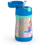 THERMOS Baby Vacuum Insulated Stainless Steel 10oz/290mL Straw Bottle, Ms. Rachel