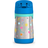 THERMOS Baby Vacuum Insulated Stainless Steel 10oz/290mL Straw Bottle, Ms. Rachel