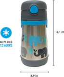 THERMOS FOOGO Vacuum Insulated Stainless Steel 10oz/290mL Straw Bottle