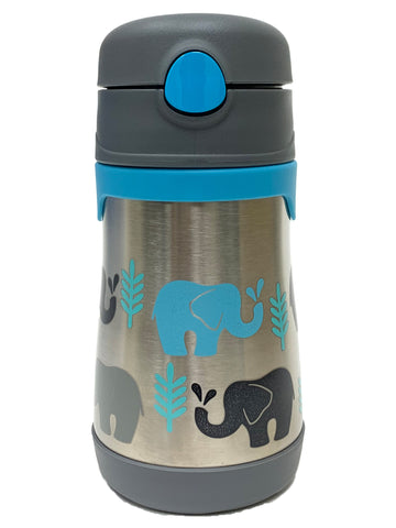 Thermos Baby 10 oz. Vacuum Insulated Stainless Steel Straw Bottle Mint