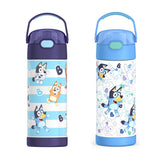*NEW 2026* Thermos FUNtainer Stainless Steel 14oz/410mL Straw Bottle - Bluey