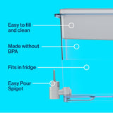 Brita 27 Cup Filter Dispenser, Reduces Chlorine taste and odour from Tap Water, Filters 151 Litres, UltraMax, Grey