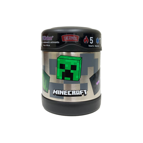 Thermos FUNtainer Stainless Steel 10oz/290mL Food Jar - Minecraft