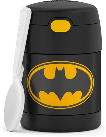 *NEW* Thermos FUNtainer Stainless Steel 10oz/290mL Food Jar with Fold-able Spoon - Batman