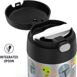 Thermos FUNtainer Stainless Steel 10oz/290mL Food Jar w/ Foldable Spoon - The Mandalorian