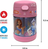 *NEW* Thermos FUNtainer Stainless Steel 10oz/290mL Food Jar with Fold-able Spoon - Little Mermaid