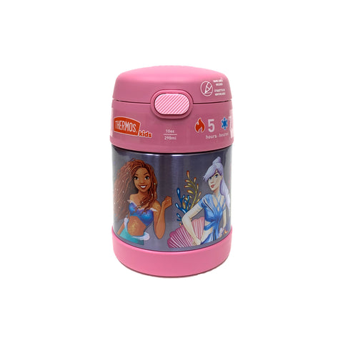 *NEW* Thermos FUNtainer Stainless Steel 10oz. Food Jar with Fold-able Spoon - Little Mermaid