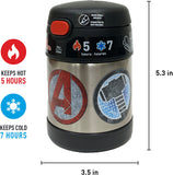 Thermos FUNtainer Stainless Steel 10oz/290mL Food Jar with Fold-able Spoon - Marvel Avengers