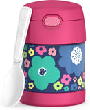 *NEW* Thermos FUNtainer Stainless Steel 10oz/290mL Food Jar with Fold-able Spoon - Non-Licensed