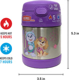 Thermos FUNtainer Stainless Steel 10oz/290mL Food Jar with Fold-able Spoon - Paw Patrol