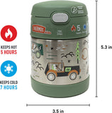 *NEW* Thermos FUNtainer Stainless Steel 10oz/290mL Food Jar with Fold-able Spoon - Non-Licensed