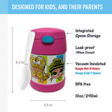 *NEW 2024* Thermos FUNtainer Stainless Steel 10oz/290mL Food Jar with Fold-able Spoon, LOL x Crayola (F3104LLCA6)