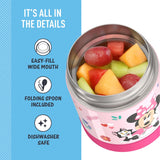 *NEW 2026* Thermos FUNtainer Stainless Steel 10oz/290mL Food Jar w/ Foldable Spoon - Minnie Mouse