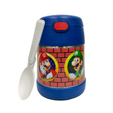 *NEW 2026* Thermos FUNtainer Stainless Steel 10oz/290mL Food Jar with Fold-able Spoon, Mario (F3104MB6)