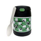 *NEW 2026* Thermos FUNtainer Stainless Steel 10oz/290mL Food Jar w/ Foldable Spoon - Minecraft